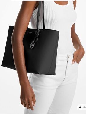 💯% 2 pcs. Authentic Michael Kors Black Sheila largeTote, wallet SET! ✈️